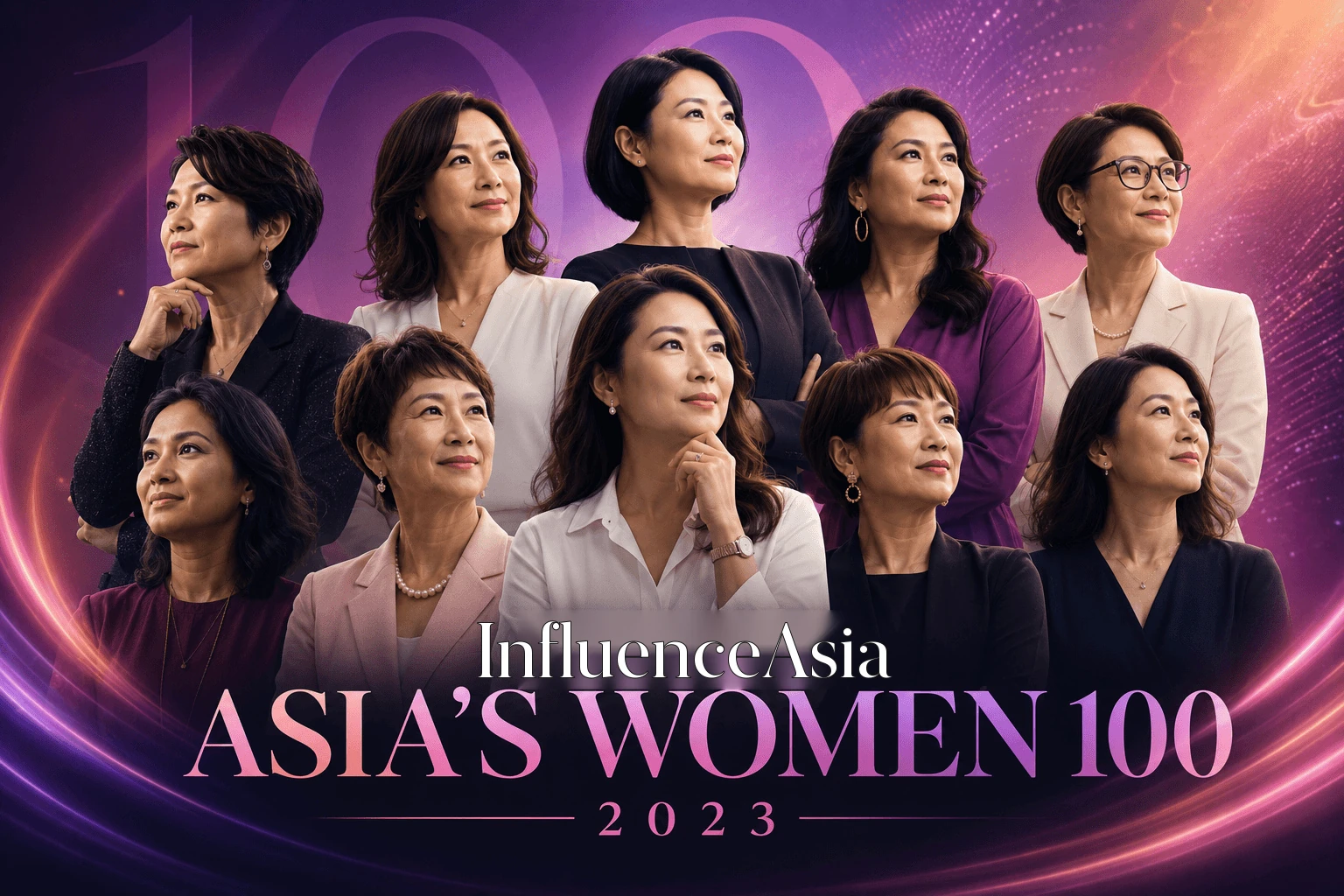 Asia's Women 100 2023 banner