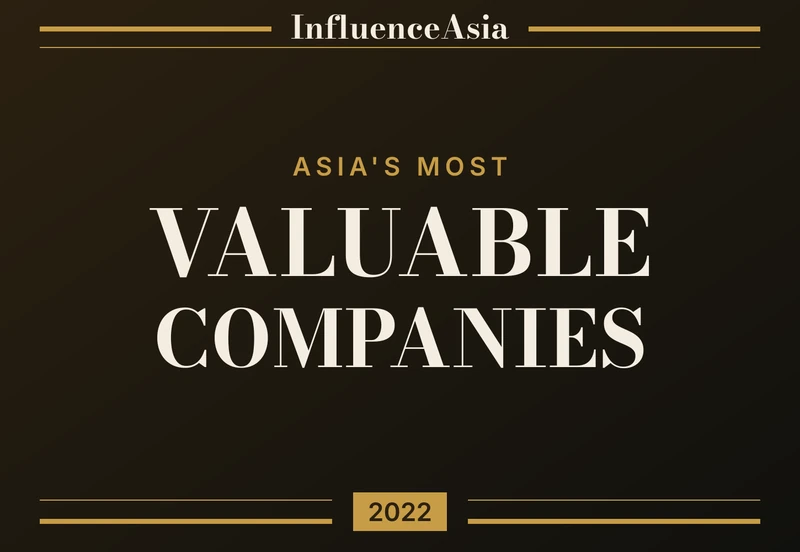 InfluenceAsia 100: Asia's Most Valuable Companies 2022 banner