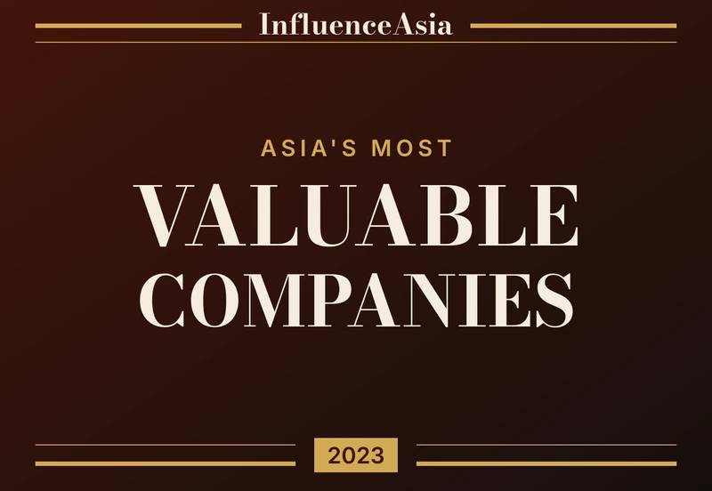 InfluenceAsia 100: Asia's Most Valuable Companies 2023 banner