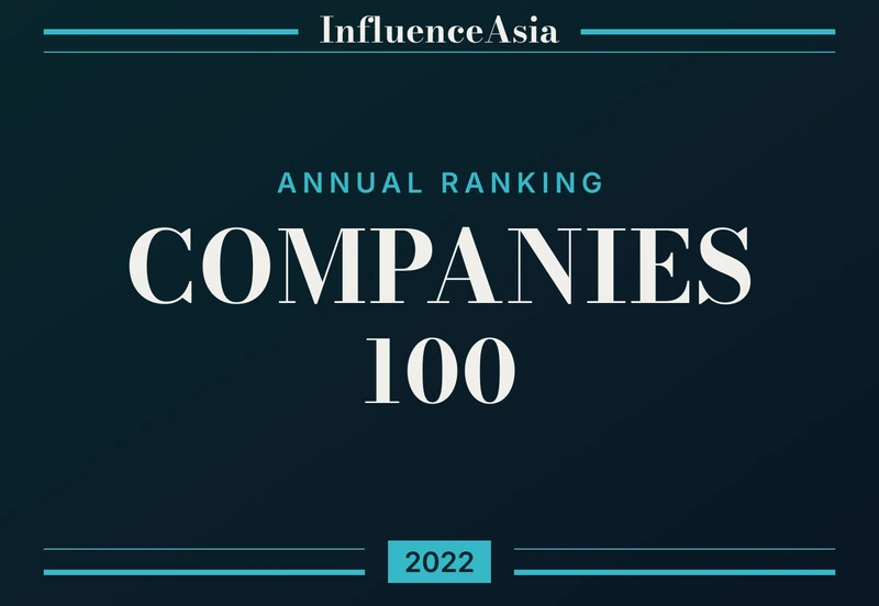 InfluenceAsia 2022 Companies 100 banner