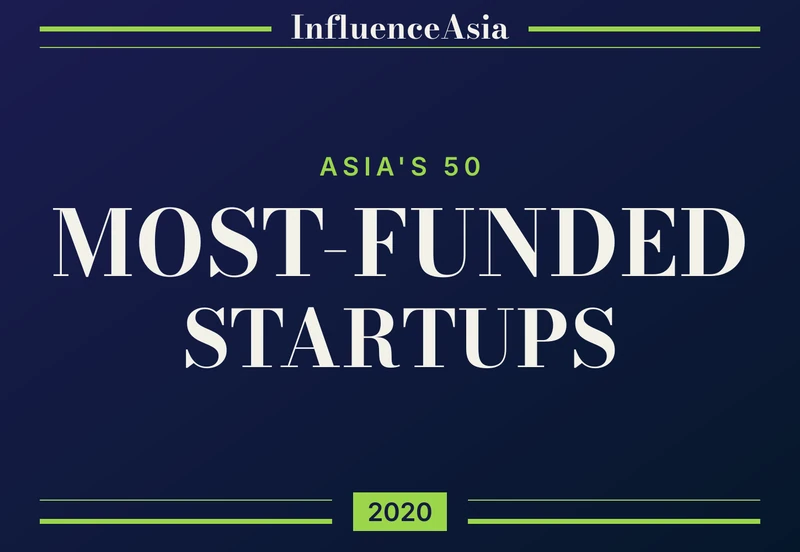 InfluenceAsia: Asia's 50 Most-Funded Startups 2020 banner