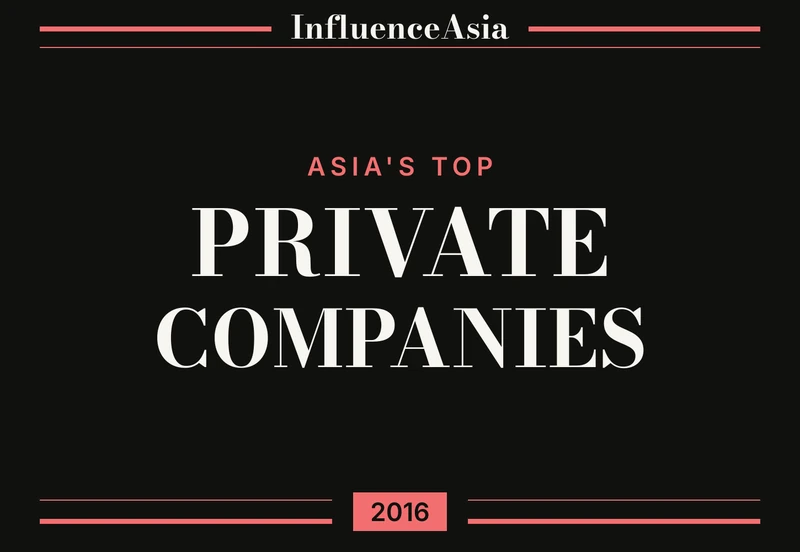 InfluenceAsia 100: Asia's Top Private Companies 2016 banner