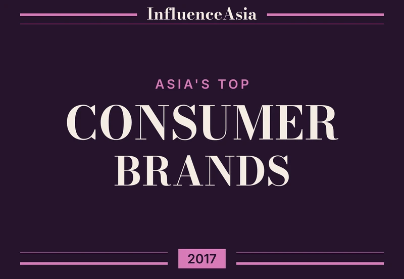 InfluenceAsia 50: Asia's Top Consumer Brands 2017 banner