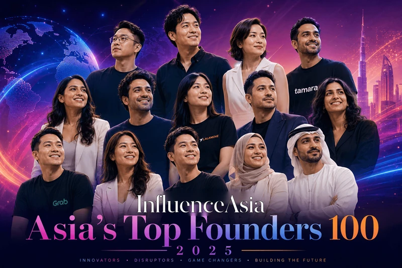 Asia's Top Founders 100 2025 banner