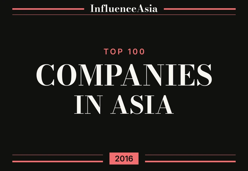 InfluenceAsia Top 100 Companies in Asia 2016 banner