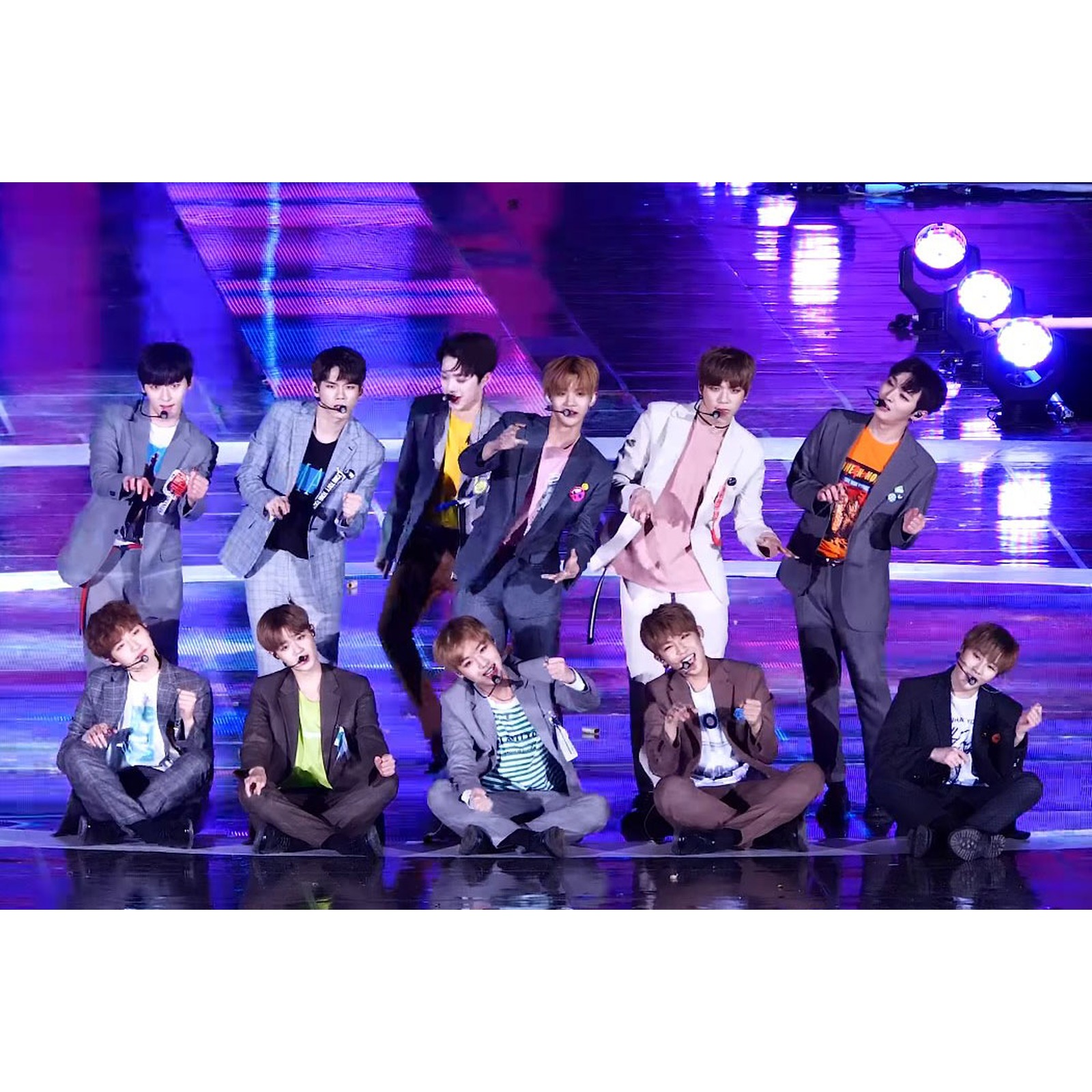 Wanna One group photograph